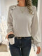 Chayenne - Elegant Sweatshirt with Lace Details