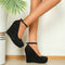 Mara | Stijlvolle dames sleehak schoenen met gespsluiting
