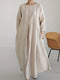 Zafira - Loose-fitting maxi dress with pleated hem