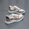 Sophie | Dames colorblock casual sneakers met vetersluiting