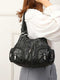 Taranta - Black Rivet Shoulder Bag