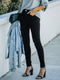 Nina | Casual zwarte skinny jeans