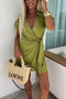 Sia - summer mini wrap dress