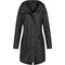 Long waterproof raincoat for women