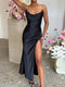Elinor - Open Back Camisole Dress with A-Line Silhouette