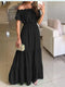 Ingrid - elegant off-the-shoulder maxi dress