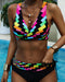 GLENA | Bikini with colorful swimsuit