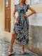 Claudiana - Chic Geometric Dress for Women