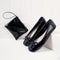 Sophie | Chic black bow ballet flats