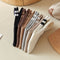 Sophie | 6 pairs of ribbed socks with a striped print