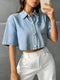 Alison - Light Blue Denim Shirt