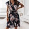 Rhianna - Short Sleeve Floral Dress
