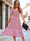 Susan - Dress with V-neck and tapered sleeves