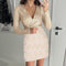 Carmel - Sequin dress with V-neckline