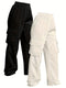 Sophie | Two sets of solid-color cargo pants