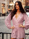 Farah - Sequin Dress with Balloon Sleeves