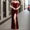 Chiara - High quality velvet evening dress
