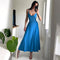 Dione - Fitted Maxi Dress with Thin Straps
