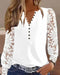 Yara – Blouse with Lace Sleeves