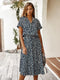 Jenkins - Button-Down Midi Dress with Adjustable Waist