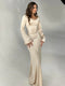 Merliah - Lange Mouwen Gown Voor Dames - Klassiek & Tijdloos