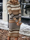 Elise | Elegant ribbed knitted dress with long sleeves