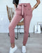 ANGELIEN - CASUAL HIGH-WAIST PANTS
