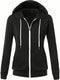 Sophie | Casual hoodie met contrastkleurige trim en zak