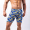 Printed sports swimming shorts for men