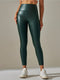 Lara | Sexy women's leather pants in solid black