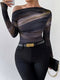 Ciska - Elegant Casual T-shirt met Lange Mouwen