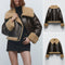 New Cropped Pilot Jacket in Dark Brown