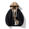 Corduroy herenjack met capuchon - Gevoerd
