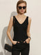 Adley | Stylish Ribbed V-Neck Top for an Elegant Look