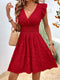 Amelia | Feminine V-neck Dress with Ruffles