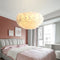 Aurora - Unique chandelier with feathers