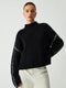 Alma turtleneck with stitched details
