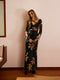 Lena - Bohemian Printed Floral Dress