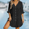 SOPHIA - Ruffled summer shirt dress