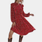 Stacy - Women's full-sleeved dress with ruffles