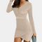 Lucie - Elegant bodycon dress for women with long sleeves
