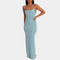 Maelle - Women's Maxi Dress with Open Back