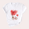 Mirielle - T-shirt voor dames met decoratieve print