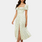 Sylvie - Floral women's dress with slit
