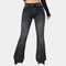 Delphine - Flared women's trousers with high waist