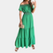 Elegant off-shoulder maxi dress for women