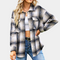 Silvie - Classic checked women's blouse