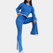 Stylish and comfortable two-piece knitted women's set
