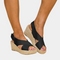 Comfortable wedge sandals for women
