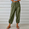Casual women's trousers with wide legs